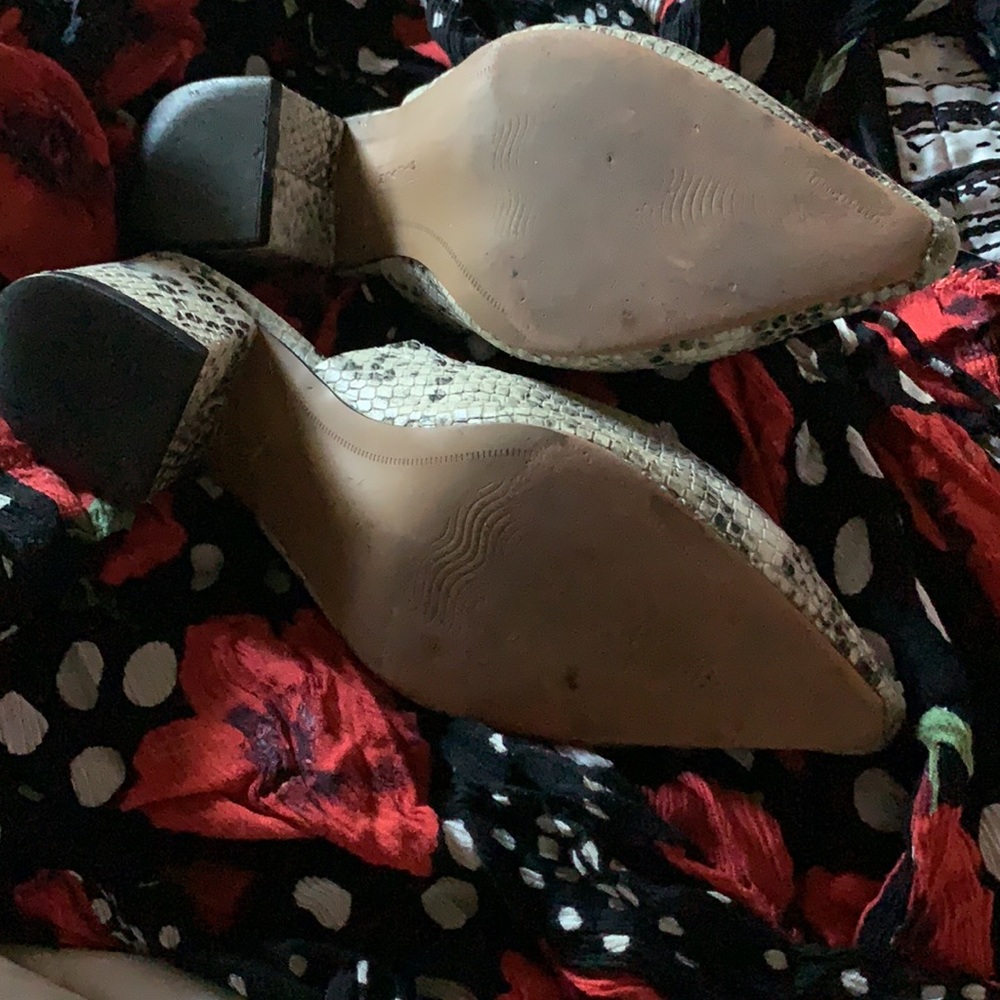 Steven By Steve Madden Simone Snake Print Mules - image 6